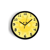Sevimli Güneş Çocuk Odası Modern Duvar Saati - 35cm - Önü Camlı Siyah Kasa - Sessiz Mekanizma, JH0263S35SKP