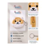 Sevimli Hayvan ve Karakter Figürlü Peluş Kancalı Mini Çocuk Cüzdanı ve Çanta Aksesuarı - 9 Farklı Model asel k4