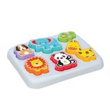 Sevimli Hayvanlar Bultak + Kuleli Halkalar + Puzzle Bultak Küp Eğitici Zeka Geliştirici Set