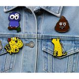 Sevimli Hayvanlar & Eğlenceli Figürler Rozet– Baykuş, Köpek, Leopar Ve Emoji