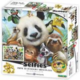 Sevimli Hayvanlar Selfie Çift Taraflı 200 Parça 3D Puzzle - Standart