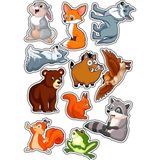 Sevimli Hayvanlar Sticker Telefon Laptop Notebook Tablet Defter Matara Stiker Etiket ST1187