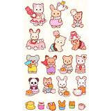 Sevimli Hayvanlar Sticker Telefon Laptop Notebook Tablet Defter Matara Stiker Etiket ST973