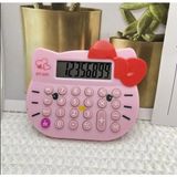Sevimli Hello Kitty Mini Hesap Makinesi - Pembe