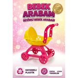 Sevimli İlk Bebek Arabam! 39Cm Renkli Detaylı Tasarımlı Eğitici Oyuncak Bebek Puseti
