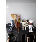 Sevimli Kahve Köşesi Biblo Seti - 4 Parça Sunum Seti - Moka Pot - Kahve Bardağı - Dekoratif Objeler