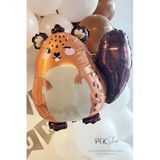 Sevimli Kahverengi Sincap Balon Woodland Sincap Şekilli Folyo Balon 67x60 cm