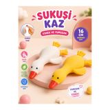 SEVİMLİ KAZ UZUN SUKUŞİ SQUISHY STRES OYUNCAĞI YUMUŞAK OYUNCAK 16 CM