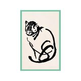 Sevimli Kedi Çizimli Dekoratif Hediye Not Kartı & Kartpostal – Eğlenceli ve Şık Tasarım | 10x15 cm - 8