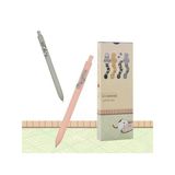 Sevimli Kedi Figürlü 4'Lü Jel Kalem Seti - Pastel Renkler