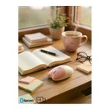 Sevimli Kedi Kablosuz Pudra-Bej Mouse Bluetooth + Dual Mode Catmouse
