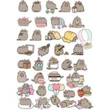 Sevimli Kedi Sticker Telefon Laptop Notebook Tablet Defter Matara Stiker Etiket ST897
