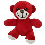 Sevimli Kırmızı Peluş Oyuncak Ayı