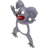 Sevimli Koala Kitap Ayracı - Gri
