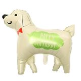 Sevimli Köpek Happy Birthday Folyo Balon 1 Adet