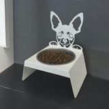 Sevimli Köpek ve Kedi Için Ergonomik Paslanmaz Mama ve Su Kabı, Small - Seçenek 1
