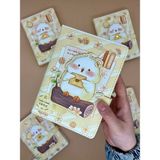Sevimli Kuş Özel Tasarım Renkli Resimli Defter/notebook/günlük/bullet Journal