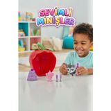 Sevimli Minişler Işıklı Elma Yuvalı Pet Shop Oyun Seti Kaleme Takılabilir Köpek Figürü ve Sevimli Aksesuarlı Eğlenceli Ç