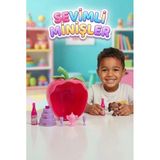Sevimli Minişler Işıklı Elma Yuvalı Pet Shop Oyun Seti Kaleme Takılabilir Sevimli Köpek Figürlü Ve Aksesuarlı Çocuk Oyuncağı