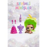 Sevimli Minişler Işıklı Yeşil Elma Yuvalı Pet Shop Oyun Seti Kaleme Takılabilir Sevimli Köpek Figürlü ve Aksesuarlı Çocu