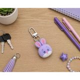 Sevimli Mor Tavşan Charm Anahtarlık Peluş Figür Çanta Ve Anahtar Aksesuarı Hediye
