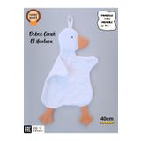 Sevimli Ördek Bebek & Çoçuk Havlu Banyo El Yüz Havlusu - Temizlik Kuruluma Bezi/Uyku Arkadaşı Ekru