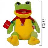 Sevimli Oturan Peluş Kurbağa 45 Cm