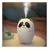 Sevimli Panda Figürlü Hava Nemlendirici – Ultrasonik Soğuk Buhar Makinesi, LED Işıklı Masaüstü Oda Nemlendirici (4490) (Çok Renkli)