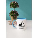 Sevimli Panda Kupa Bardak Mavi - 1 Adet - 300 ml