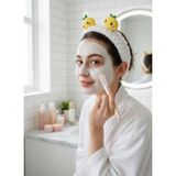 Sevimli Peluş Makyaj Spa Saç Bandı Bandana (sarı)