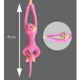 Sevimli Peluş Maymun Oyuncak , Elleri Yapışabilen 70 cm Pembe