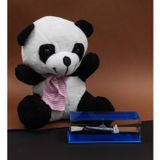 Sevimli Peluş Panda & Batmayan Aşk Gemisi Hediye Seti Vega50581