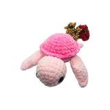 Sevimli Pembe Yavru Kaplumbağa Caretta Caretta Crochet Amigurumi Turtle Handmade