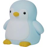Sevimli Penguen Mavi Çocuk Odası Gece Lambası - Standart