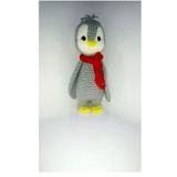 Sevimli Penguen Uyku Arkadaşı Amigurumi Organik Oyuncak