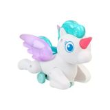 Sevimli Pony At İpli Çekmeli Pilli Işıklı Unicorn Çekbırak Unicorn Pony - Beyaz