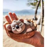 Sevimli Sallanan Koala 10X7 Cm, Bahçe Balkon Süsü, Duvar Dekorasyon Ürünleri Sevimli Dekor