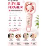 Sevimli Tasarım USB Şarjlı Mini Fan Serinlik Her Zaman Yanında - Çok Renkli