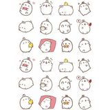 Sevimli Tavşan Sticker Telefon Laptop Notebook Tablet Defter Matara Stiker Etiket ST914