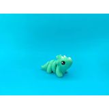 Sevimli Triceratops Dinazor Figürü – Hareketli Eklemli 3D Oyuncak