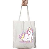 Sevimli Unicorn Iki Taraf Kalıcı Yıkanabilir Okul Plaj Omuz Bez Çanta