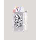 Sevimli Unicorn Manyetik Mini Yazı Tahtası Silikon Figürlü 5.5 İnç