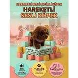 Sevimli Yürüyen Arkadaşım: Sesli Hareketli Tasarımlı Eğitici Oyuncak Peluş Hayvan KAHVERENGİ