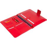 Sevinç Çanta Organizer 15.6 Inç Laptop & Tablet Çantası Macbook Air Pro Tablet Kılıfı - Kırmızı