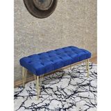 Sevinç Mobilya Gold Tel Ayaklı 90 cm Puf Bench - Puf - Bench - Kasalı Oturak - Oturak - Yatak Ucu Puf - Renkli