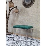 Sevinç Mobilya Metal Krom Tel Ayaklı 60 cm Puf Bench - Puf - Bench - Oturak - Mutfak Oturağı - Antre Oturağı - Renkli