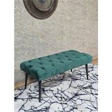 Sevinç Mobilya Siyah Boyalı Sivriltme Ayaklı 90 cm Puf Bench - Puf - Bench - Kasalı Oturak - Oturak - Yatak Ucu Puf - Renkli