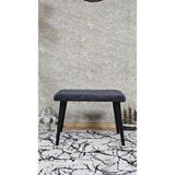 Sevinç Mobilya Siyah Metal Puf Bench Bench Tabure Antre Puf Becnh Tedyy Puf - Füme