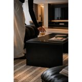 SEVİNÇOĞLU METAL Siyah Metal Orta Sehpa – Modern İskandinav Orta Sehpa | Minimal Premium Tasarım