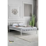 Sevinse Home Sevinse Çift Kişilik Beyaz Metal Karyola - 160*200